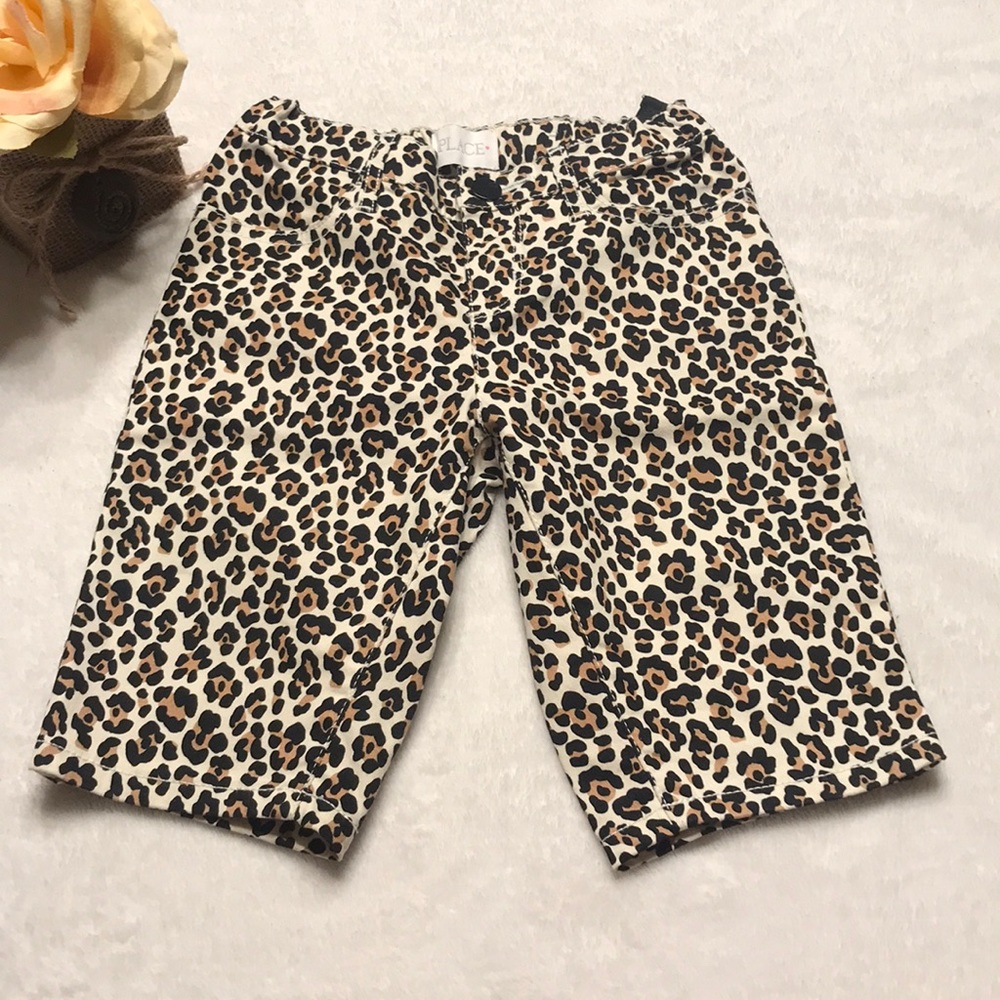 girls cheetah shorts